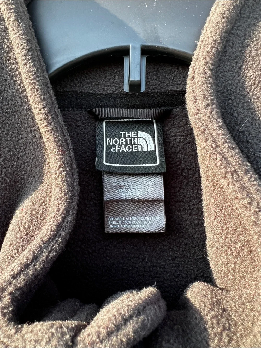 The North Face clean lightly